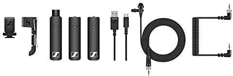 Sennheiser XSW-D Portable ENG Set Wireless System | Plug & Play Digitales Drahtloses Lav Mic System für Kamera-Audioaufnahmen | 75m Reichweite und 5 Stunden Akkulaufzeit (508490)