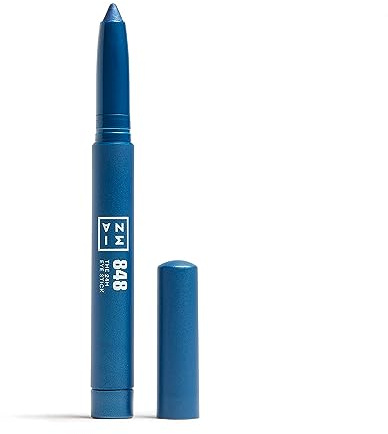 3INA MAKEUP - Vegan - The 24H Eye Stick 848 - Hellblau - 24H wasserfeste Formel - Cremige Textur - Lidschatten-Stift - Hochpigmentiert - Schnell trocknend - Matte Shimmer Mettalic - Cruelty Free