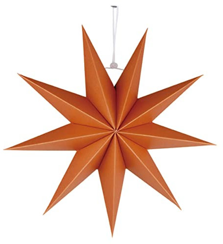Homoyoyo Hochzeitsdekoration Weihnachtsdekor Sterndekor Papierlaterne Befestigung Papier Pentagramm Lampenschirm Papier Sterne Hängelampe Zubehör Schatten Origami Ornament Sternpapier 3D