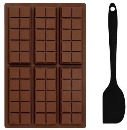 Stampo Cioccolato in Silicone,Dubai Stampi per di Cioccolato con Linee Separatrici,Tavolette di Cioccolato fai da te,Stampo Cioccolato per Cioccolato Fondente,Torte,Ghiaccio Cubetti