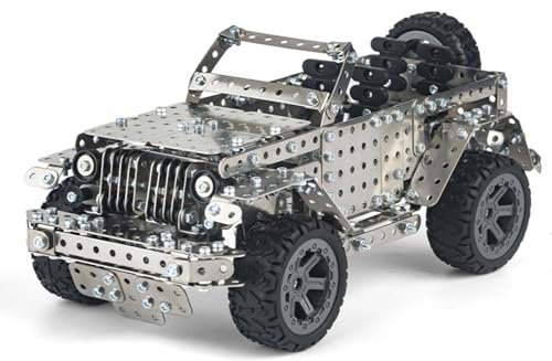 Artisanal Habitat Metallbaukasten, Simulation Cabrio, 820 Bauteile, Modellauto-Bausatz, Geschenkideen für Erwachsene