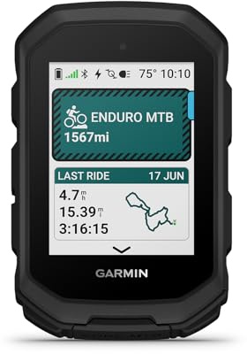 Garmin® Edge® MTB, Rugged GPS Bike Computer with Preloaded, Full-Color Trail Maps and Advanced Performance-Tracking for Mountain Bikers