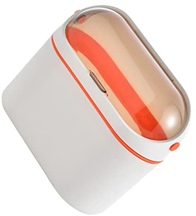 Amosfun Contenitore Cucina con Coperchio, Design Appendibile, Piccolo, in ABS+PP, per Bagno e Cucina