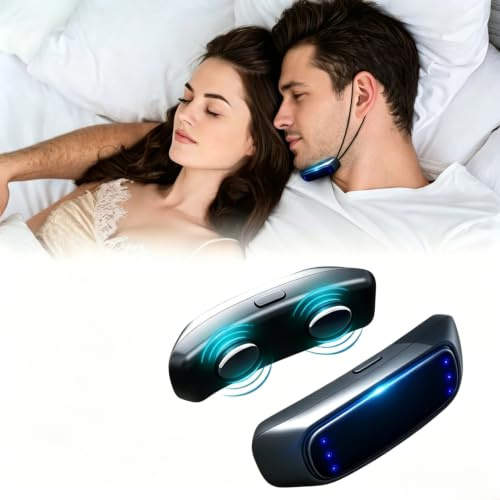 Dispositif Anti Ronflement, Mini Détection Sonore Intelligente Anti-ronflement Electrique pour Améliore la Qualité du Sommeil et Soulage la Fatigue