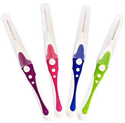 Wasser Vela 16pcs XL Size Orthodontic Interdental Brush, 4 Handle Colors, Clean Between Teeth and Braces, Flexible Handle and Durable Wire, Easy to Use and No Break (Started Pack)