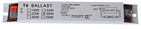 WUXIAOLINDADALA 220-240 V CA 36 W Alimentatore elettronico T8 ad Ampio voltaggio Reattori Fluorescenti per lampade