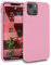 MyGadget Hülle kompatibel mit iPhone 13 Mini - robuste Handyhülle TPU Case Slim Silikonhülle - Back Cover Kratzfest Schutzhülle matt Rosa