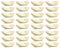 STOBOK Disposable Wood Boat Plates, 50pcs Sushi Dishes Serving Trays Take Out Trays for Restaurants Caterers Appetizer Party