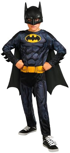 Rubies 3014997-8000 Batman Childs Costume-Age 7-8 Years, Boys, Multicolour Halloween