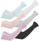Regerly Protección de Brazo de Manga,6 Pares Mangas Anti-UV de enfriamiento Mangas Unisex Brazos Mangas Antideslizante Deportes Mangas de protección para Brazos Transpirable Mangas de Codo (6)