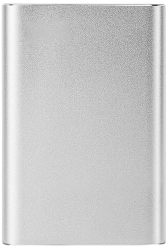 melairo Disco Duro MóVil Externo de 2,5 Pulgadas USB 3.0 de Alta Velocidad Disco Duro PortáTil de Almacenamiento de 160 GB para Computadora PortáTil PC de Escritorio Plata