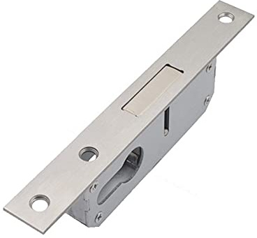 Cerradura de Puerta,Cerradura de Embutir Caja de bloqueo de marco de puerta estrecha Linda única Cuerpo Cuerpo de madera Puerta de puerta cerradura Cuerve Cuerpo Cuerchillo Puerta Piso Marco(35mm)