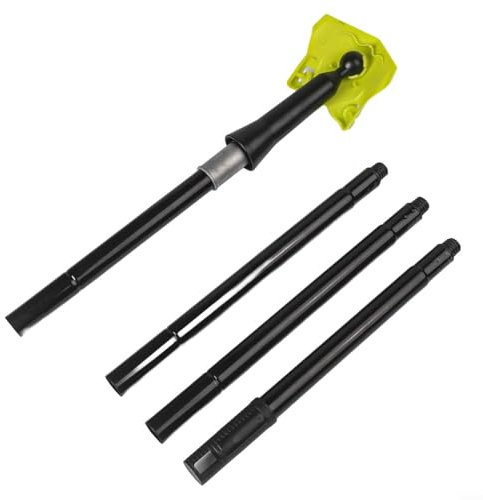 Besshepplo Herramienta de acabado de esquina Material ligero PP Mango ergonómico Rodillo giratorio de 360 grados para paneles de yeso Esquinas interiores y exteriores Compatible con poste de extensión