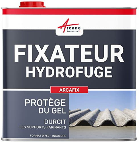 Durcisseur fixateur pour béton, tuile, sol, mur et joint, anti poussière, hydrofuge, protection anti gel : Arcafix - 0.75 L (jusqu'à 3.75 m²) - ARCANE INDUSTRIES