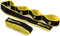 Hop-Sport Yoga Stretching Band Fitnessband aus Nylon - Widerstandsband mit 8 Schlaufen, Yoga-Gurt, Abmessungen 90 cm x 4 cm (gelb)