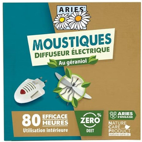 Propre Aries - Prise anti-moustiques & 10 plaquettes - unité