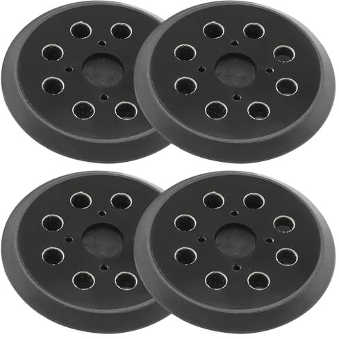 Taokyid 4 Pack 5-Inch 8-Hole Hook and Loop Orbital Sander Pad Compatible with Ryobi RS290, RS240, RS280 Sander, Rigid R2600, R2601 Random Orbit Sander