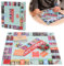 Umllpet Monopoly Reise um die Welt, Brettspiel für Kinder und Erwachsene, Monopoly-Brettspiele, Pärchen-Brettspiele, perfekt zum Mitnehmen und die Welt kennenlernen mit Mr. Monopol ab 8 Jahre geeignet