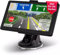 2025 7 Zoll GPS Navi Navigation für Auto LKW PKW Navigationsgerät Europa UK 52 Karten Lebenslang Kostenloses Kartenupdate Navi mit POI Blitzerwarnung Sprachführung Fahrspurassistent