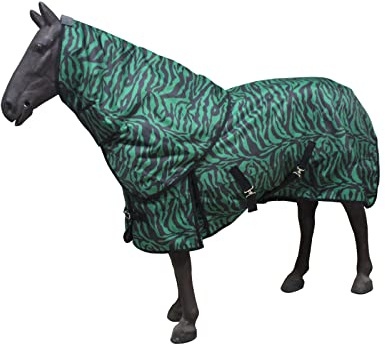 turnout mattor för hästar vinter ， Flugtäcke for hästar Häst Vintertäcke Vattentätt Vinter Vattentätt Poly Hästtäcke Belly Wrap Lime(145cm(57in))