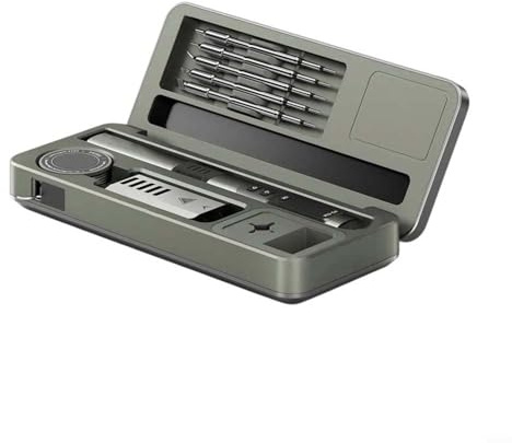 Allthingstore HS-02B Kit de fer à souder intelligent avec boîte de rangement établi mobile Type-C PD Charge 100 W Contrôle de la température (A)