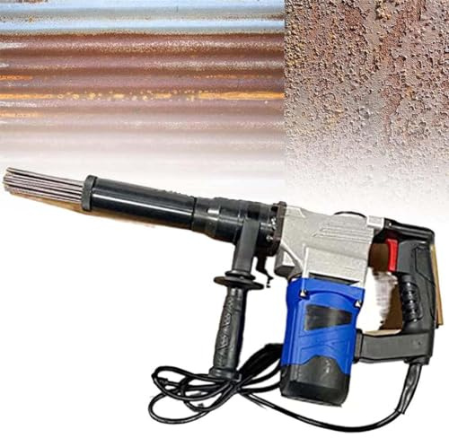 Scrostatore Elettrico Ad Aghi Scalpello a getto pneumatico da 1100 W ad alta potenza di livello industriale, pistola per la rimozione della ruggine, scalpelli a getto per la rimozione di rug