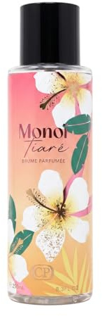 CP Brume Parfumée Monoï Coconut, Liquide, 250 ml, Fragrance Florale et Tropicale, Format Voyage (Tiaré)