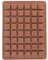 Seifenprofis 48 Buchstaben A-Z Zahlen Sonderzeichen Würfel- Silikonform, befüllbar mit Kreativ-Beton, Schmuck-Beton, Raysin-Gießpulver, Seife, Wachs 24 * 18 * 1,5cm