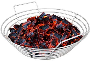 Kick Ash Basket Panier à Cendres en Acier Inoxydable pour Barbecue Kamado Joe Classic - Accessoire de Panier à Charbon de Bois Classique Kamado