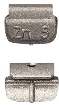 5 g x 100 poids à percussion des jantes en acier pour l'équilibrage des poids