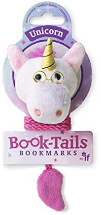 IF Book-Tails Marque-page Licorne Blanc