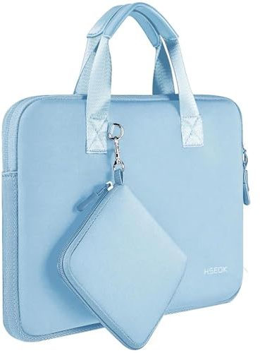 HSEOK 13 Pollici Custodia Borsa per Laptop con Manici Portatile, Neoprene Elastico Impermeabile Sleeve per 13 MacBook Pro/Air M1 M2, XPS 13 e il più popolare laptop da 13, con Piccolo Caso,S02B01