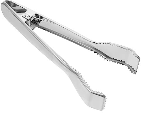 KICHOUSE Edelstahl-eisklammer Mit Zahn Eisclip Aus Lebensmittelessenischem Edelstahl Multifunktionale Eisklammer Für Buffets Grilltische Und Küche