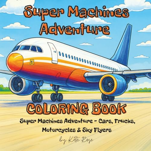 Super Machines Adventure – Cars, Trucks, Motorcycles & Sky Flyers: High-Speed Cars, Powerful Trucks, Epic Motorcycles & Amazing Airplanes — A ... Journey Through the World of Super Machines