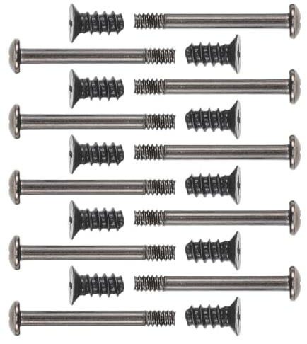 Ipetboom Vis de Fixation Ventilateur PC Noires 200 Pcs en Fer, Filetage Autotaraudeur Sécurisé, Kit Complet pour Boîtiers Micro Atx et Radiateurs, Accessoire Montage