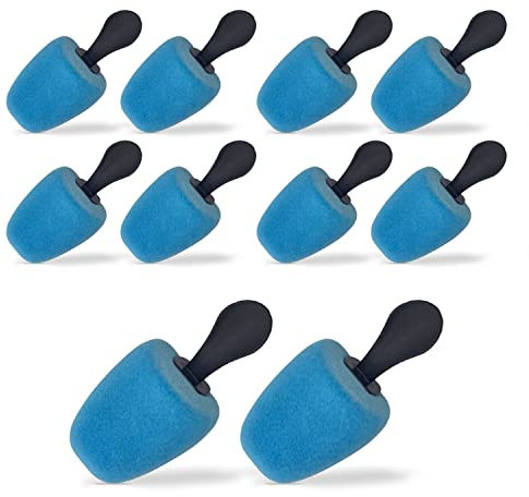 DELFA Samty Schuhspanner für Karrée Schuhe (eckige Form) - Schaumstoff Schuhformer Schuhstrecker - Set zu 5 Paar für Damen Größe 37-41