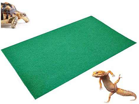 Tfwadmx 47.2 X 23.6 Reptile Carpet Large Mat Substrate Liner Bedding Reptile Supplies for Terrarium Lizards Snakes Bearded Dragon Gecko Chamelon Turtles Iguana