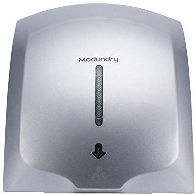 Modundry Händetrockner automatischer Infrarotsensor handtrockner leise Gewerbe und Haushalt, Silber