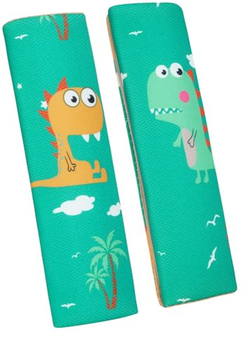 URAQT Almohadillas Cinturon Coche Niños, 2pcs Protector Cinturon Coche, Almohadillas para Cinturón de Seguridad de Viaje, Funda Cinturon Coche para Adulto Niños para Protegen Hombro Cuello