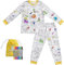 eatsleepdoodle Snug Colouring Pyjamas for Kids with 10pk Washable Pens