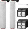 Nass Trockensauger Zubehör Set für Dreame H12 Pro, 2 Bürstenrolle + 2 Filter + 1 Reinigungsbürste, Geeignet für alle Bodentypen wie Marmor, Holz, Stein, Zement, Keramikfliesen