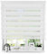 Tom'Shop® Doppelrollo DuoRollo [Weiß, 145cm x 150 cm] Duo Rollos für Fenster Schrauben mit Bohren mit Schrauben Fensterabdeckung Fensterrollo leichte Montage