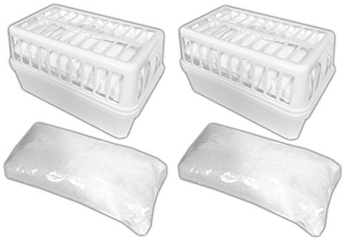 2 x deshumidificador Caja Incluye 4 x 1200 g Granulado | raumtrockner | deshumidificador