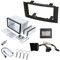 Audioproject A243-10 - Autoradio Radioblende CanBus Radio Adapter Set 2 DIN kompatibel für VW Touareg 7L ab 2003 T5 Multivan Transporter ab 2003 2 DIN Metall Einbaurahmen Antennenadapter Entriegelung