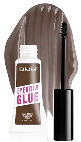 Kaely PROFESSIONAL MAKEUP Brow Glue, Tinted Eyebrow Gel, Eyebrow Mascara Waterproof, gel para cejas a prueba de agua, Vegan & Cruelty-Free, 1Pcs-04 Dark Brown