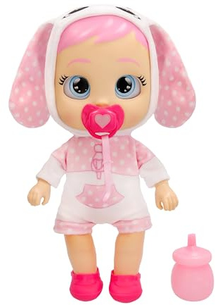 CRY Babies Coney Interaktive Puppe Hilf Coney bei ihren ersten Schritten – sie gibt über 10 Laute und Reaktionen von Sich und kann leuchtende LED-Tränen weinen. Kinder ab 3 Jahren.