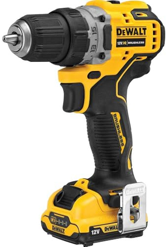 DeWALT DCD701D2-GB XR Keyless 12V Cordless Drill Driver kit with 2 x 12v XR Batterys Charger and TSTAK Kitbox