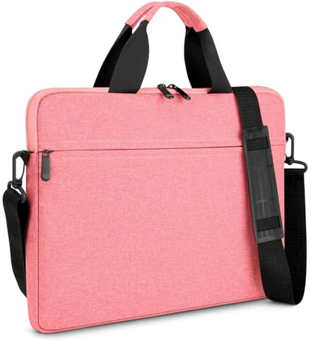 MiacYoung Funda para Ordenadores Portátiles 15,6-16 Pulgadas Bolso Impermeable para 15,6 Pulgadas Acer ASUS DELL HP Thinkpad, Rosa