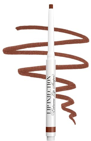 Too Faced Lip Injection Extreme Lip Shaper | Plumping, Waterproof, Liner Pencil, 0.01 Ounce, In Big Truffle