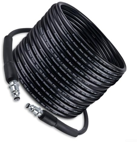 HomeVortex Tubo flessibile ad alta pressione AQT Series Per Easy Aquatak PSI Tubo di ricambio termoplastico per SDS Quick Connect Nero 10M 110 120 5800
